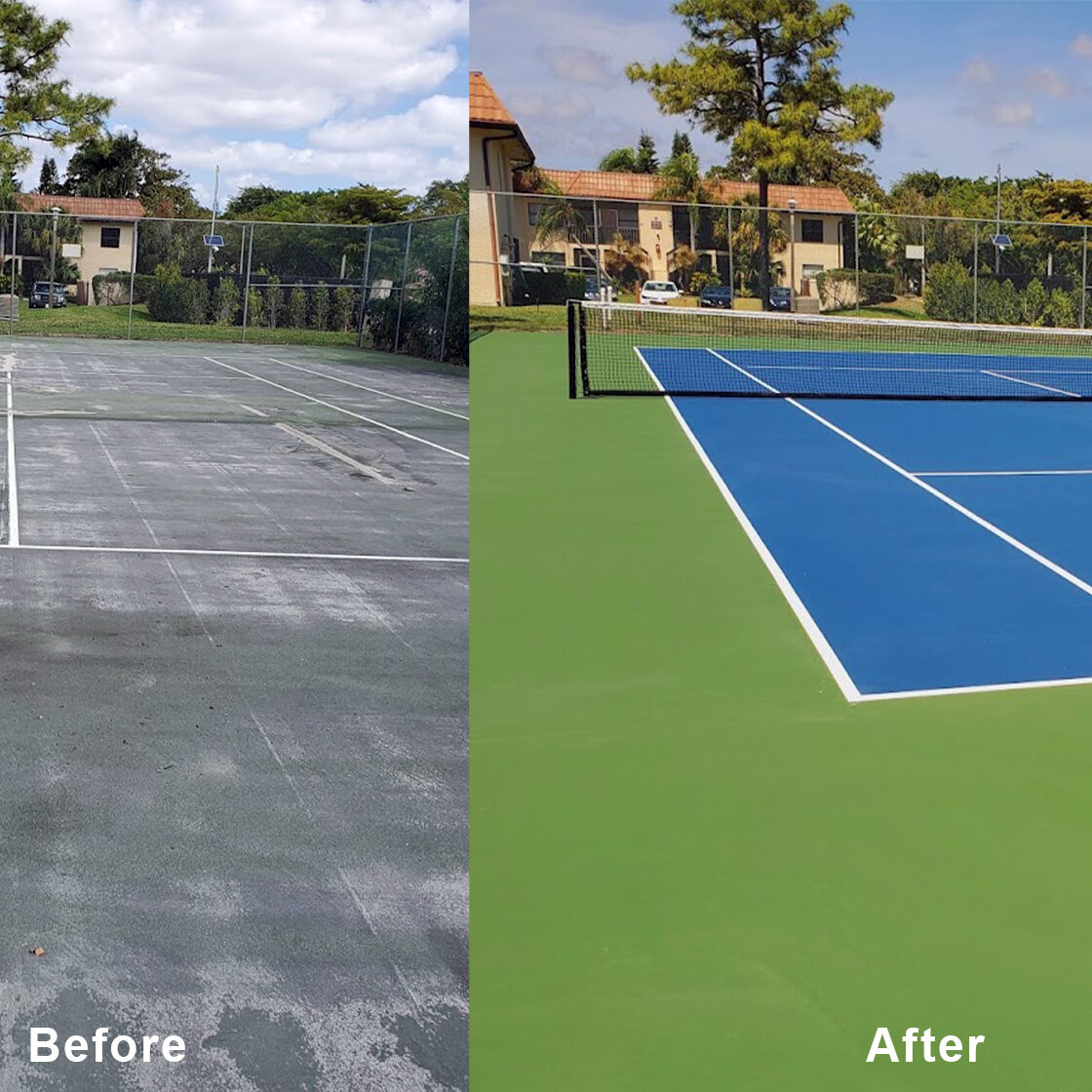 Tennis court construction work by Tennis Court Contractors of Dallas in Dallas, TX